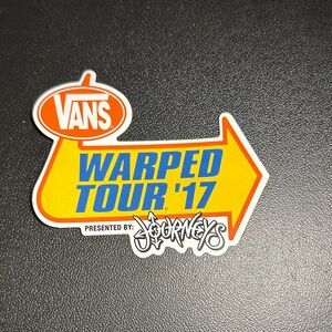 Vans Warped Tour Sticker